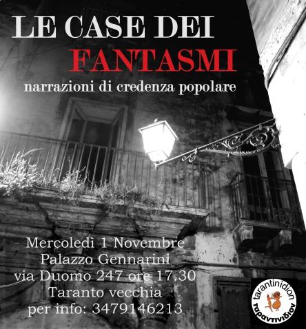 “LE CASE DEI FANTASMI” narrazioni di credenze popolari