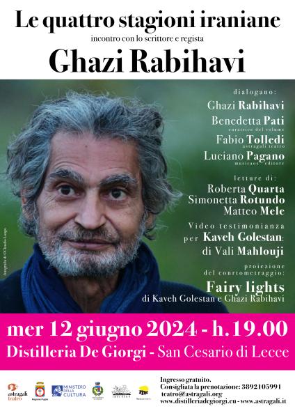 Presentazione del libro “Le quattro stagioni iraniane” di Ghazi Rabihavi