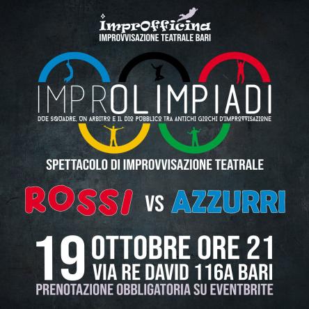 Spettacolo di Improvvisazione Teatrale - IMPROLIMPIADI