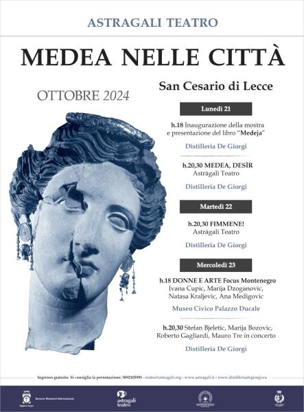 “Medea nelle città”, al via la rassegna ispirata alla storica produzione di Astràgali Teatro